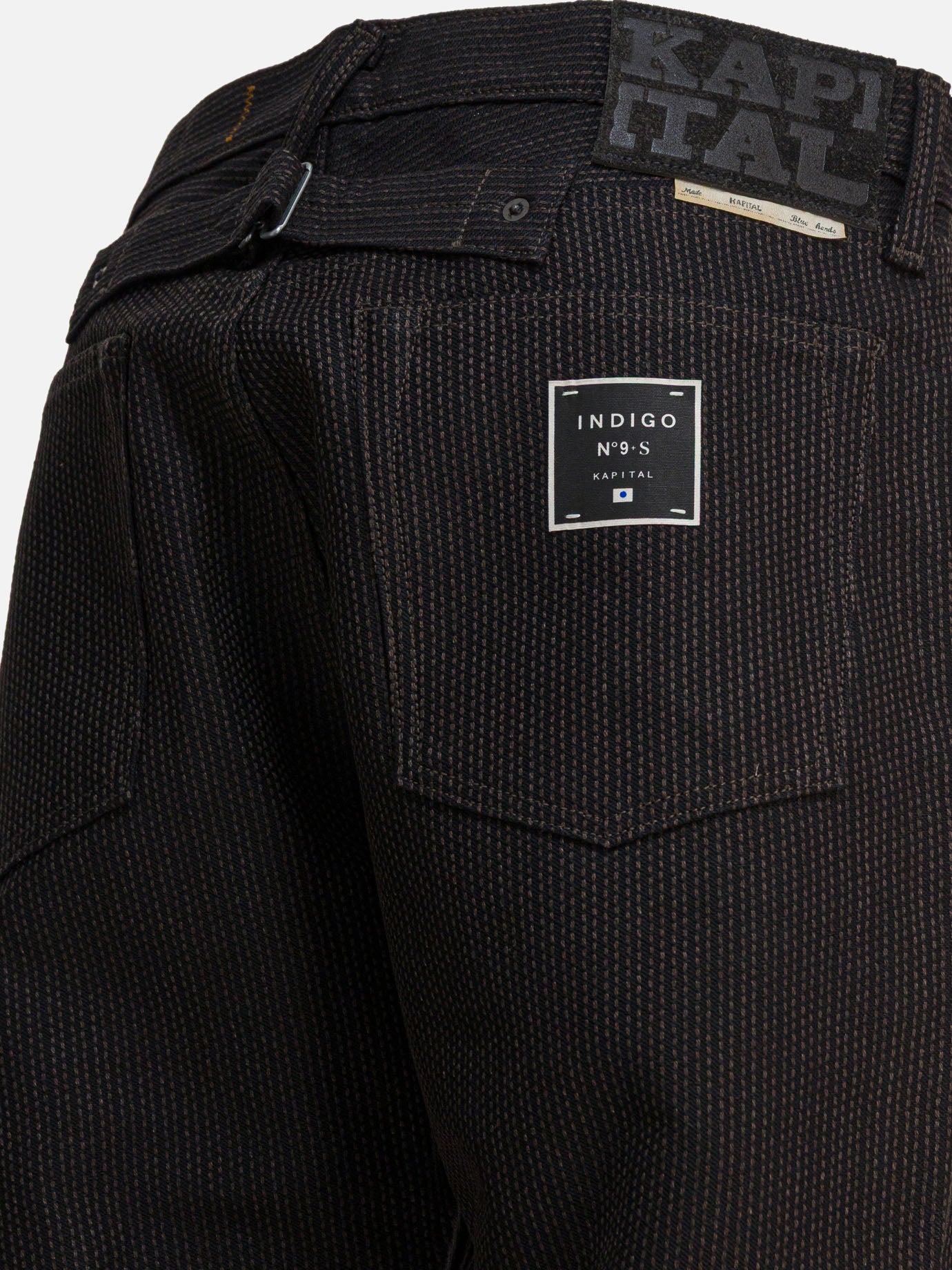 Jeans a gamba dritta Solid colour Nero - KAPITAL Uomo | PDP | VIETTI Online Store | Zoom-Modal_4