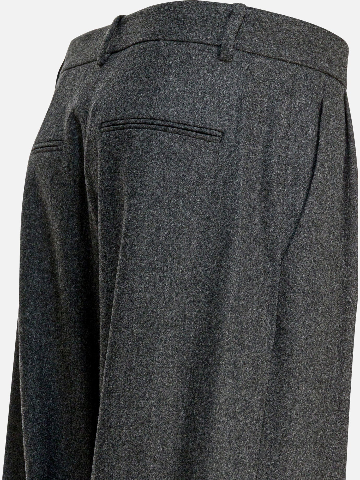Leisure trousers Pinstriped Grey - Khaite Women | PDP | VIETTI Online Store | Zoom-Modal_4