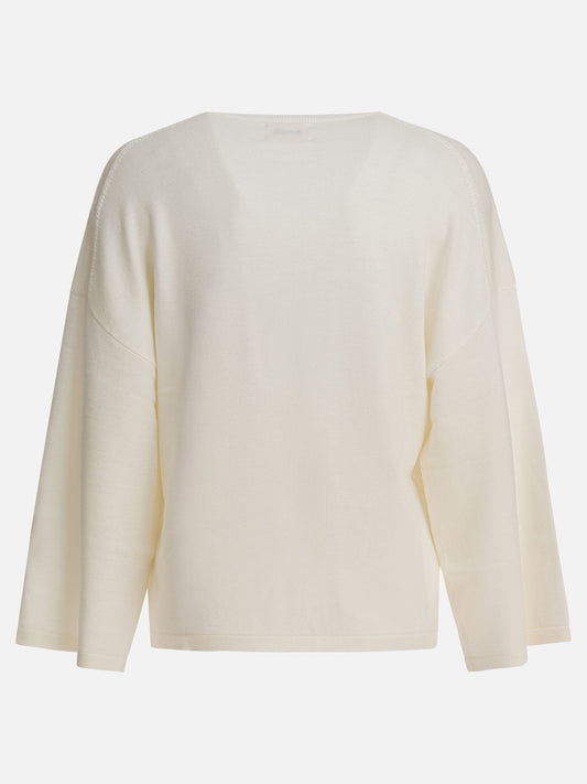 Crewneck sweaters Solid colour White - Khaite Women | PLP | VIETTI Online Store | 2