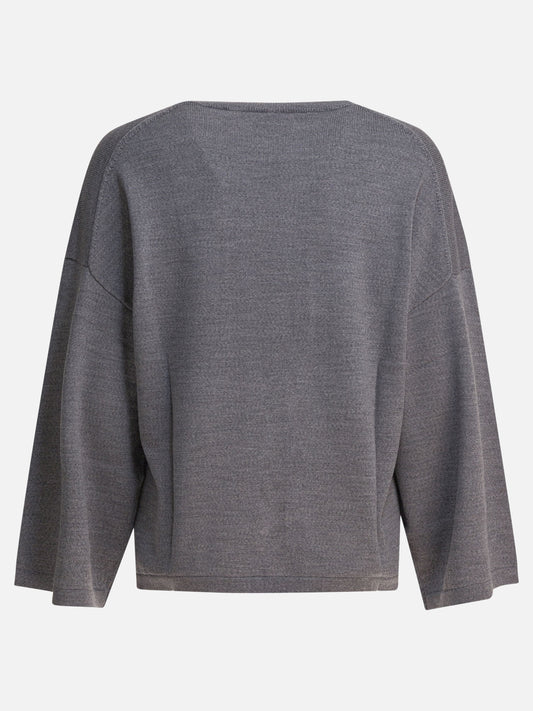 Crewneck sweaters Solid colour Grey - Khaite Women | PLP | VIETTI Online Store | 2