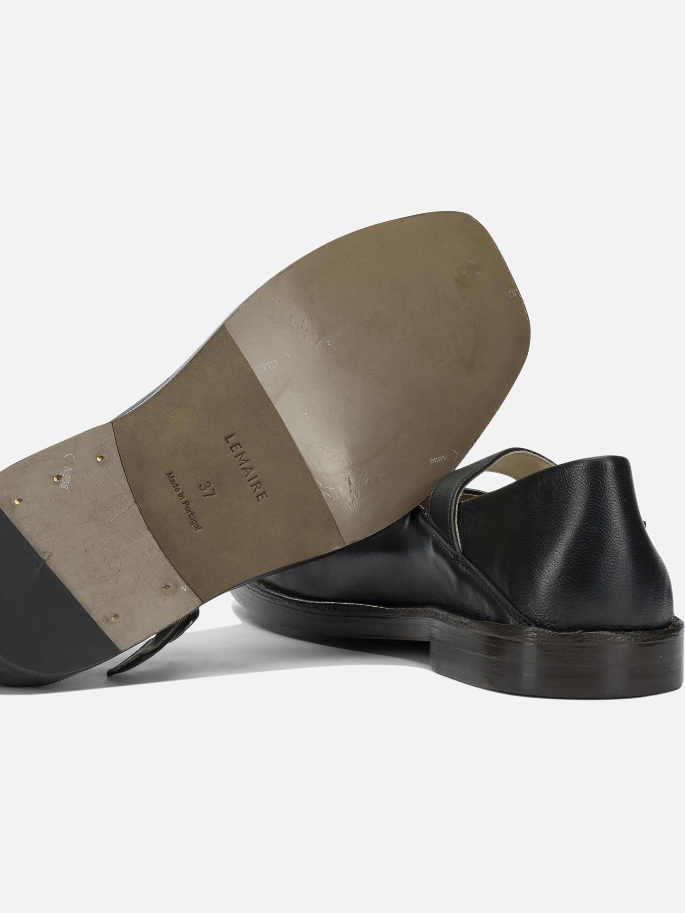 Mary Jane ballet flats 100% calf leather Black - Lemaire Women | PDP | VIETTI Online Store | Zoom-Modal_5