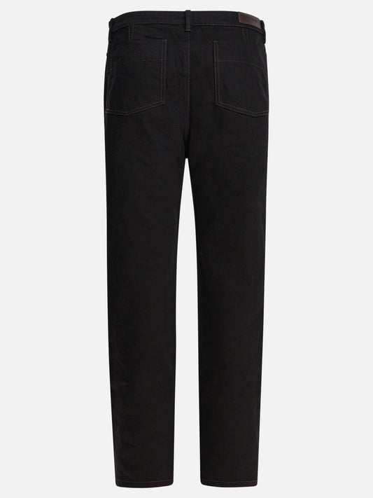 Straight-leg jeans Solid colour Black - Lemaire Women | PLP | VIETTI Online Store | 2