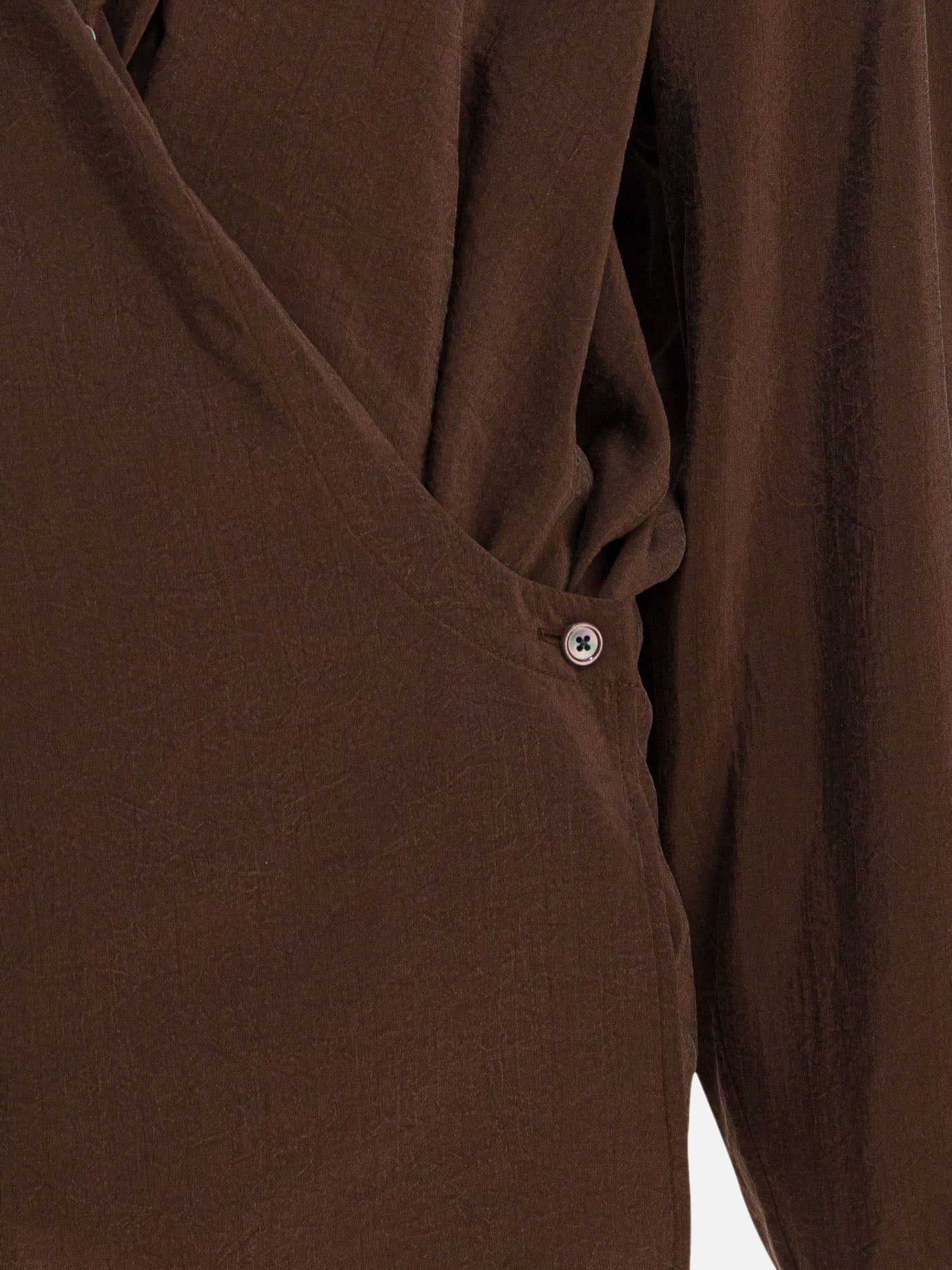 Casual shirts Solid colour Brown - Lemaire Women | PDP | VIETTI Online Store | Zoom-Modal_4