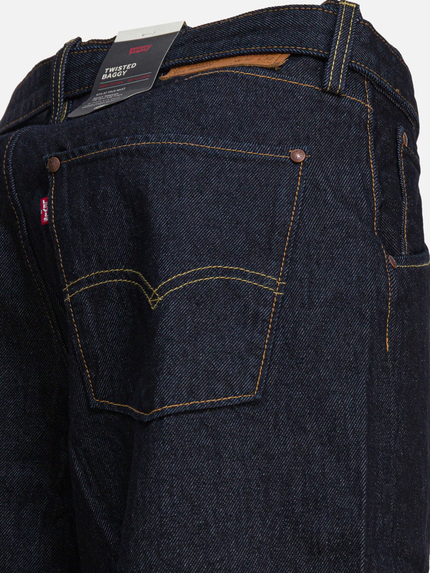Wide-leg jeans Solid colour Blue - Levi's Men | PDP | VIETTI Online Store | Zoom-Modal_4