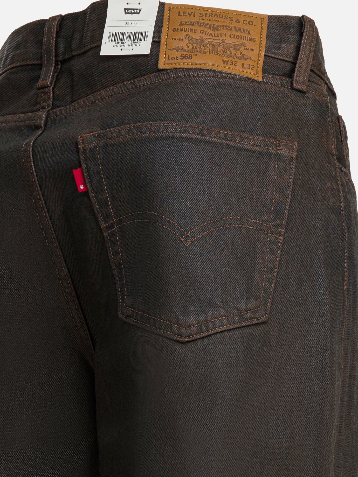 Jeans a gamba larga Solid colour Marrone - Levi's Uomo | PDP | VIETTI Online Store | Zoom-Modal_4