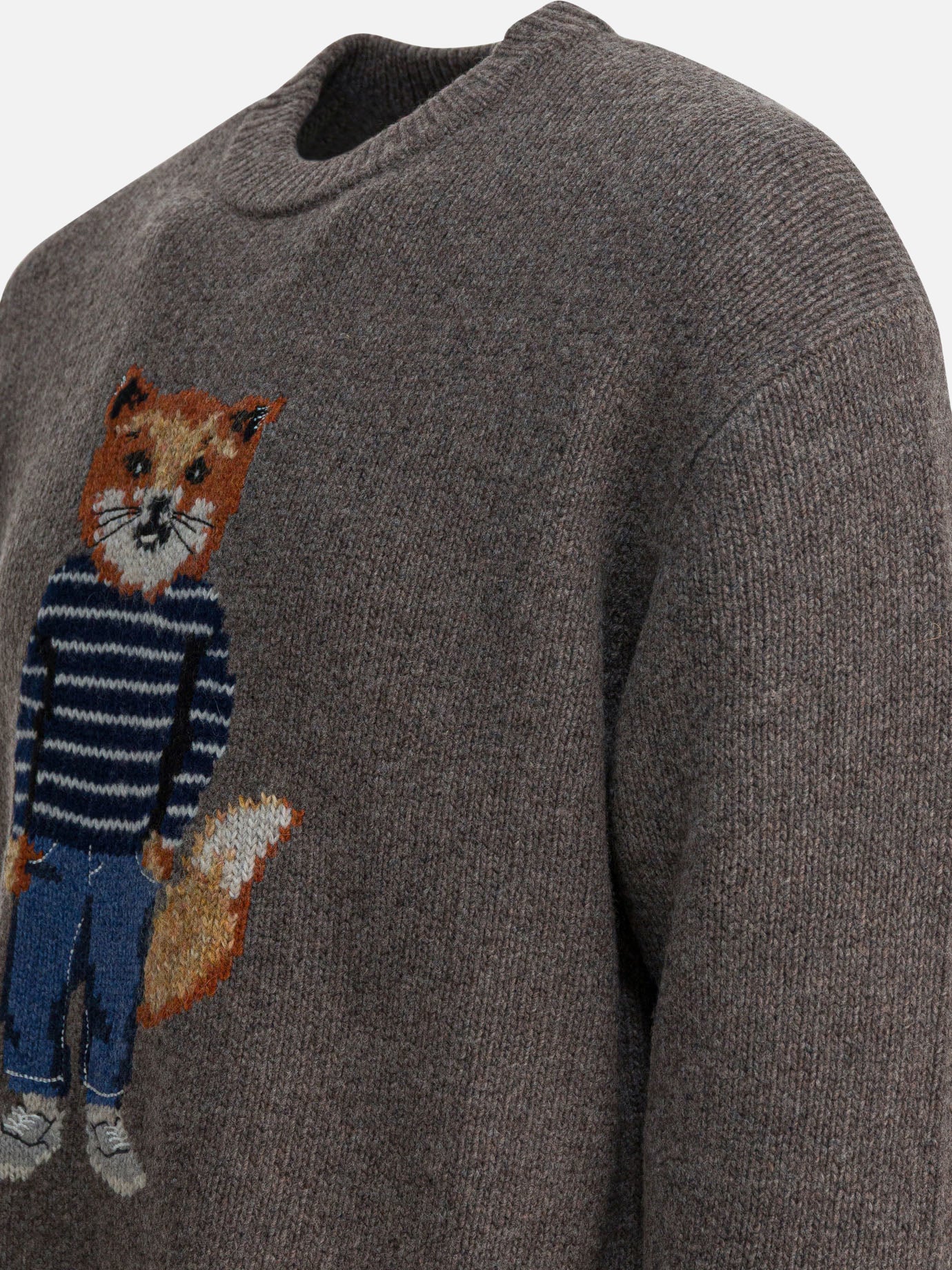 Maglioni girocollo Graphics Grigio - Maison Kitsuné Uomo | PDP | VIETTI Online Store | Zoom-Modal_4