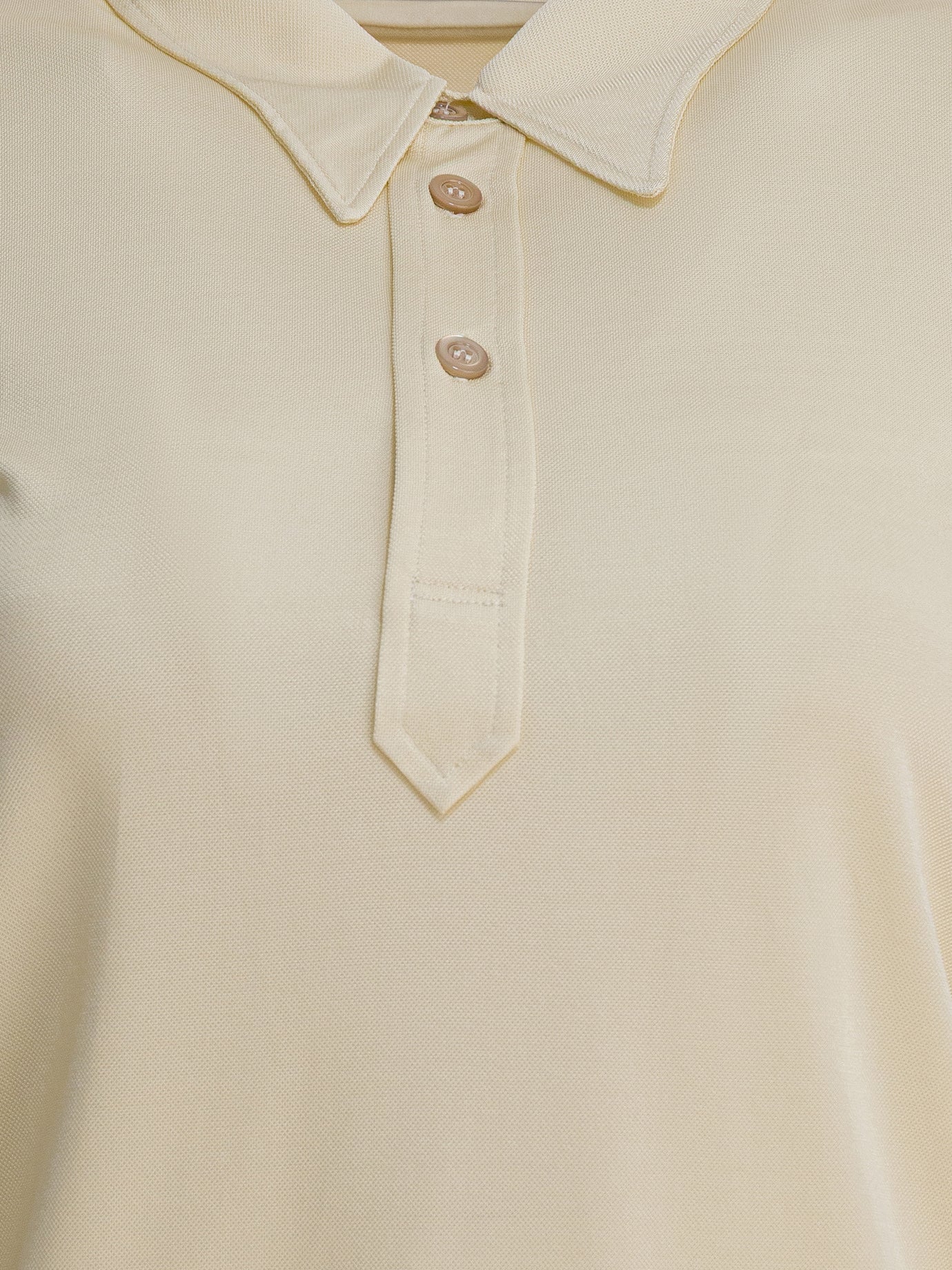 Polo con bottoni Solid colour Beige - Maison Margiela Donna | PDP | VIETTI Online Store | Zoom-Modal_4