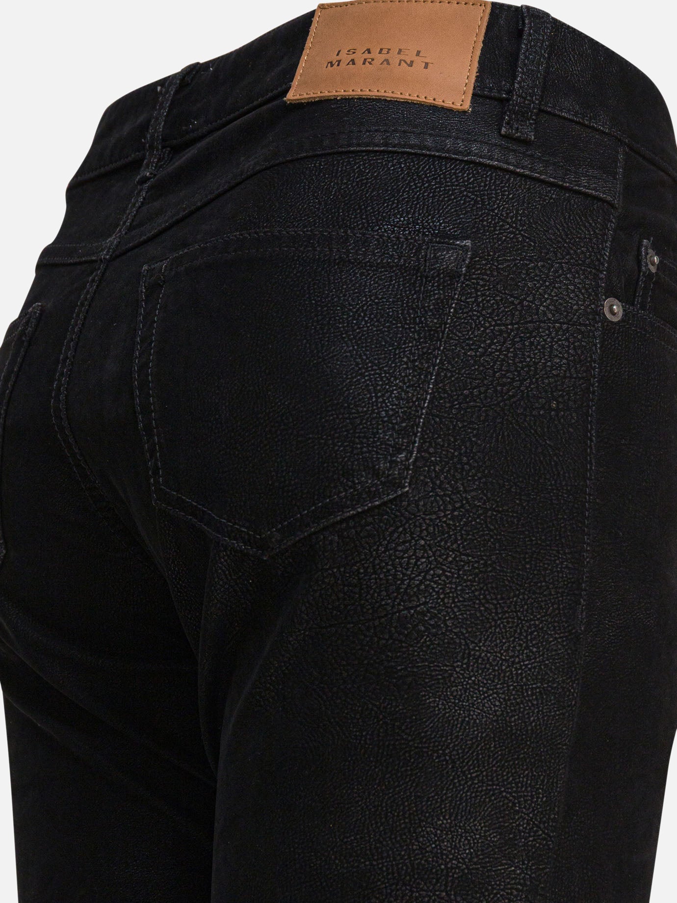 Leisure trousers Solid colour Black - Marant Étoile Women | PDP | VIETTI Online Store | Zoom-Modal_4