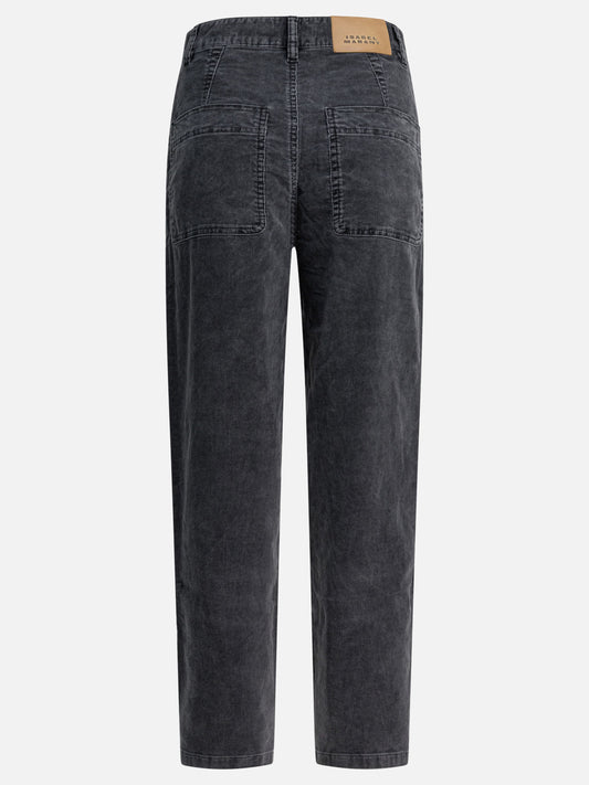 Leisure trousers Solid colour Black - Marant Étoile Women | PLP | VIETTI Online Store | 2