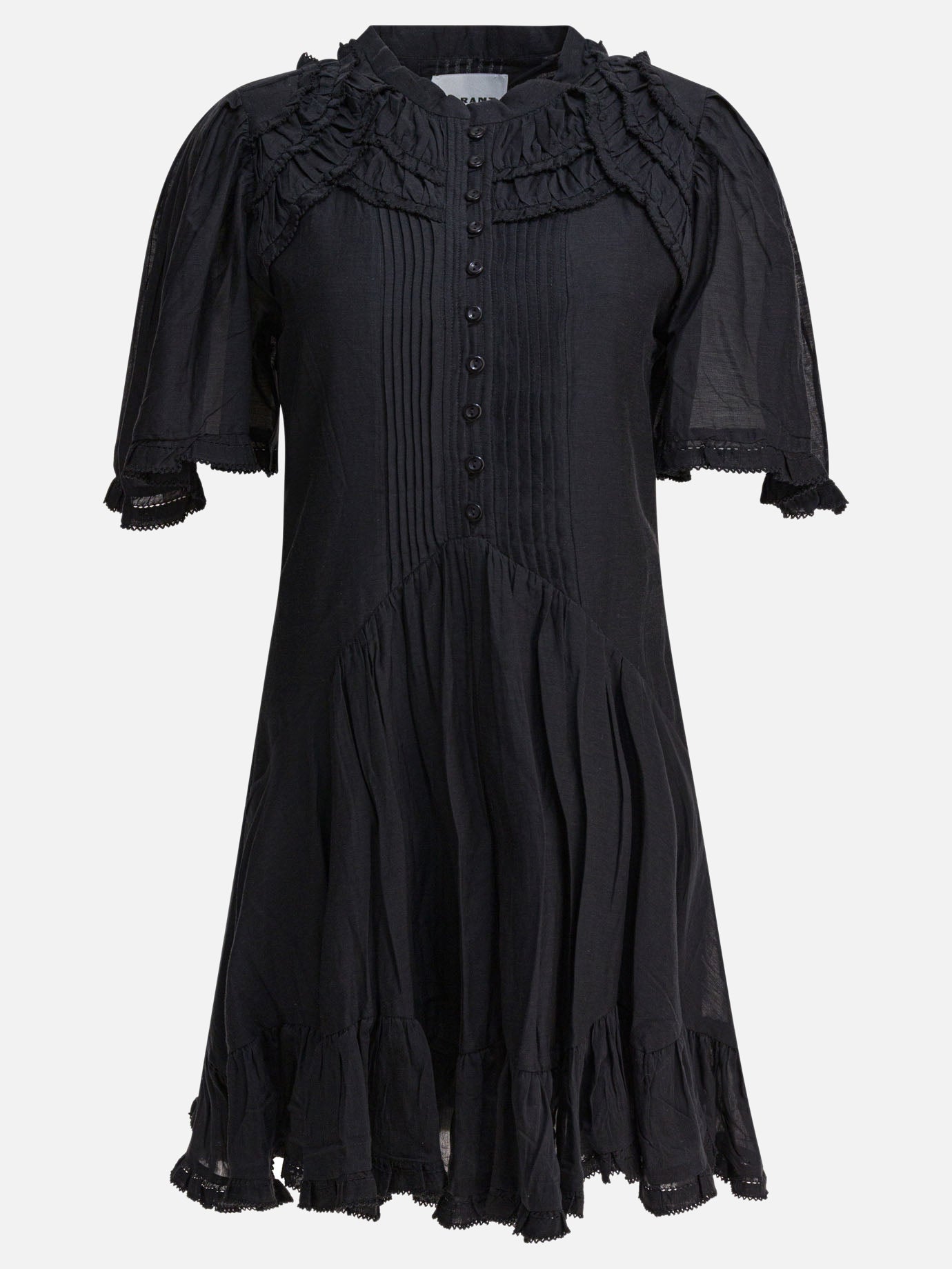 Marant toile "Celyana" flared dress Black - Women | VIETTI Online Store Marant toile "Celyana" flared dress Black - Women | VIETTI Online Store