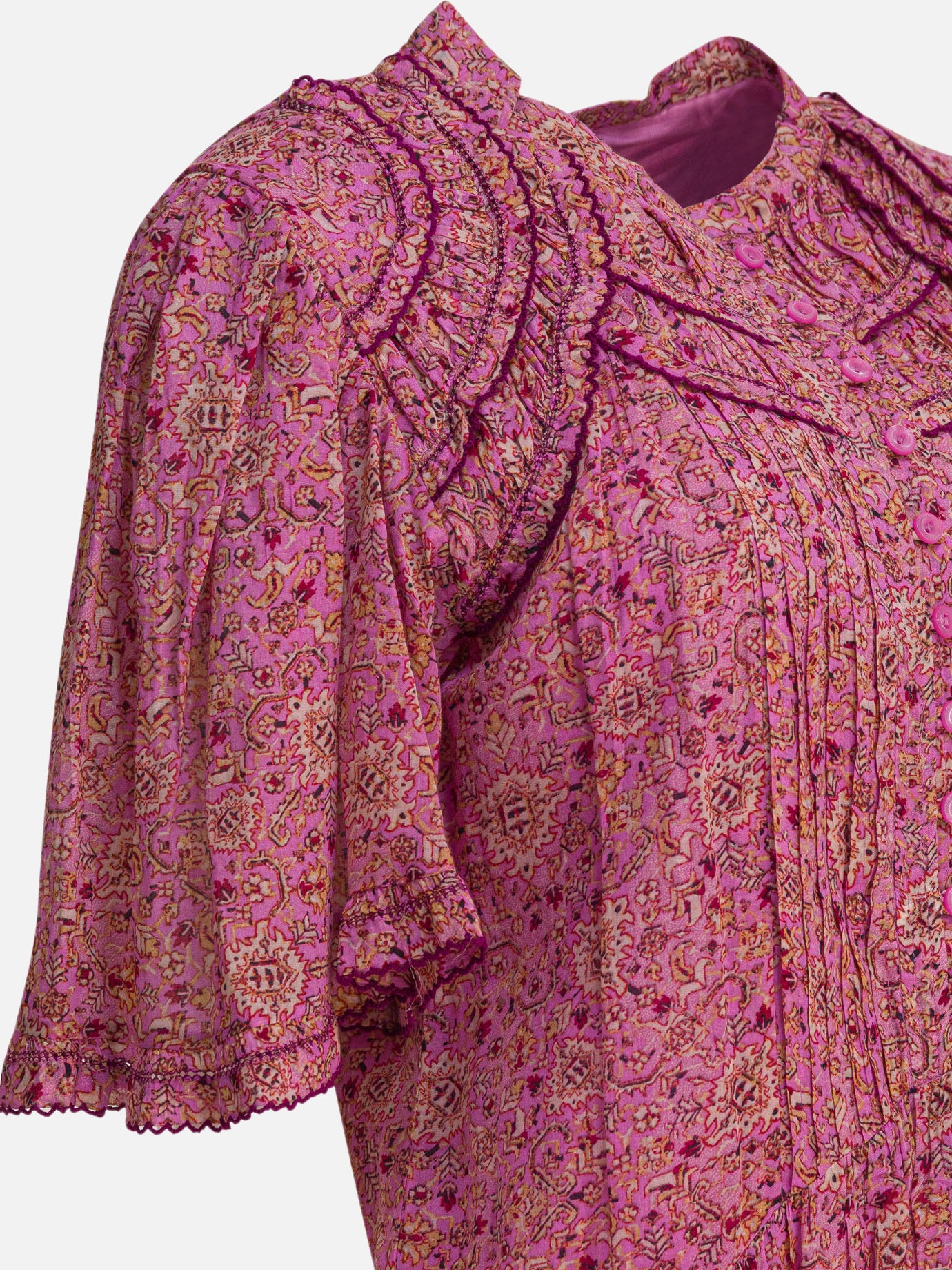 Mini dresses Floral Pink - Marant Étoile Women | PDP | VIETTI Online Store | Zoom-Modal_4