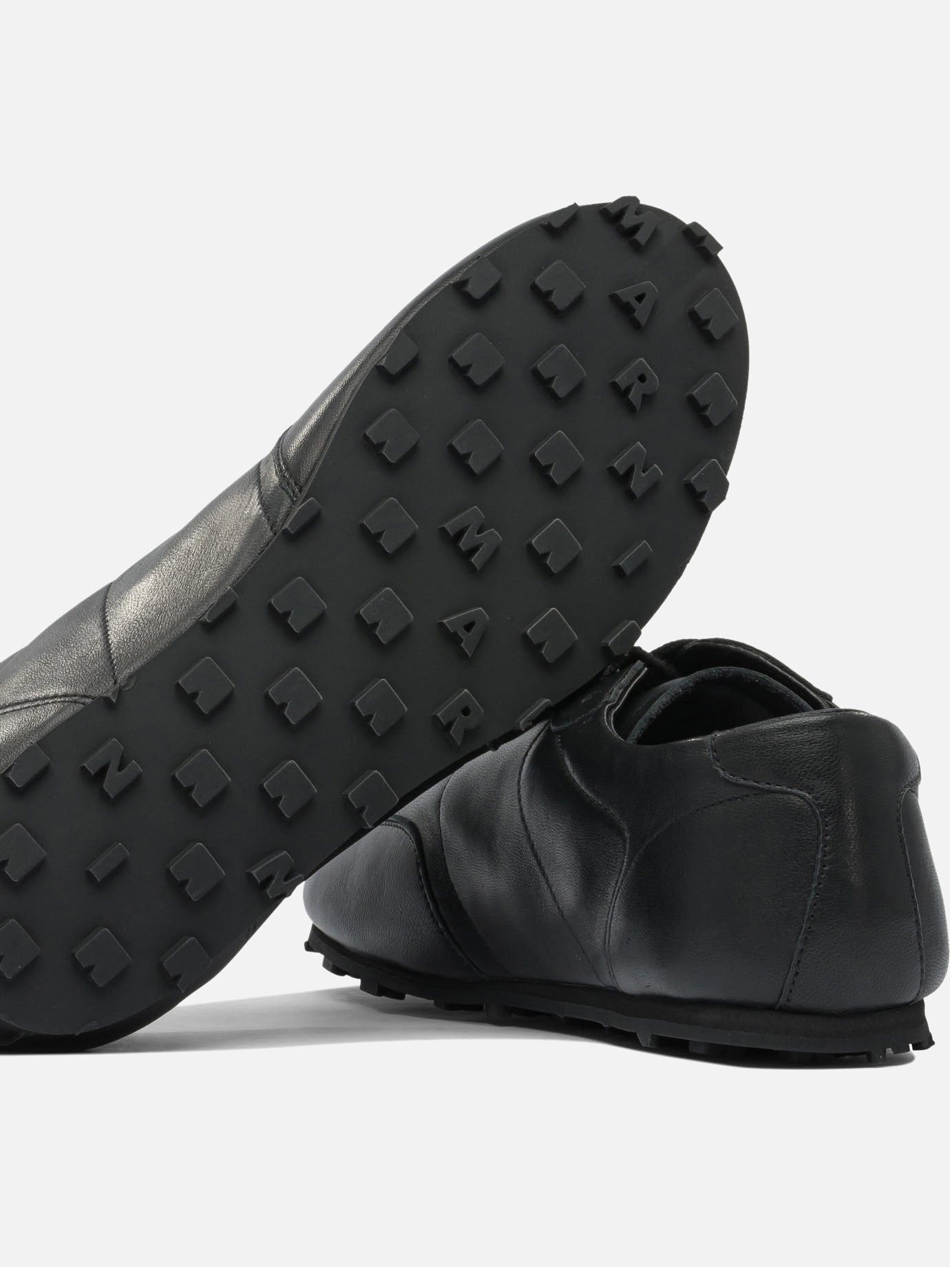 Low top sneakers 100% leather - 100% rubber Black - Marni Women | PDP | VIETTI Online Store | Zoom-Modal_5