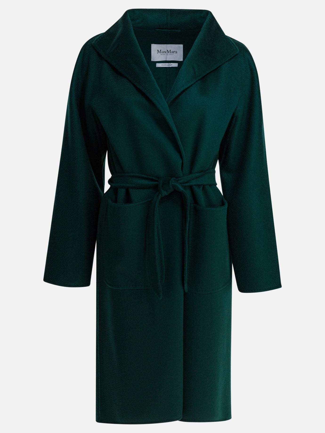 Max Mara Cashmere midi coat Green - Women | VIETTI Online Store Max Mara Cashmere midi coat Green - Women | VIETTI Online Store