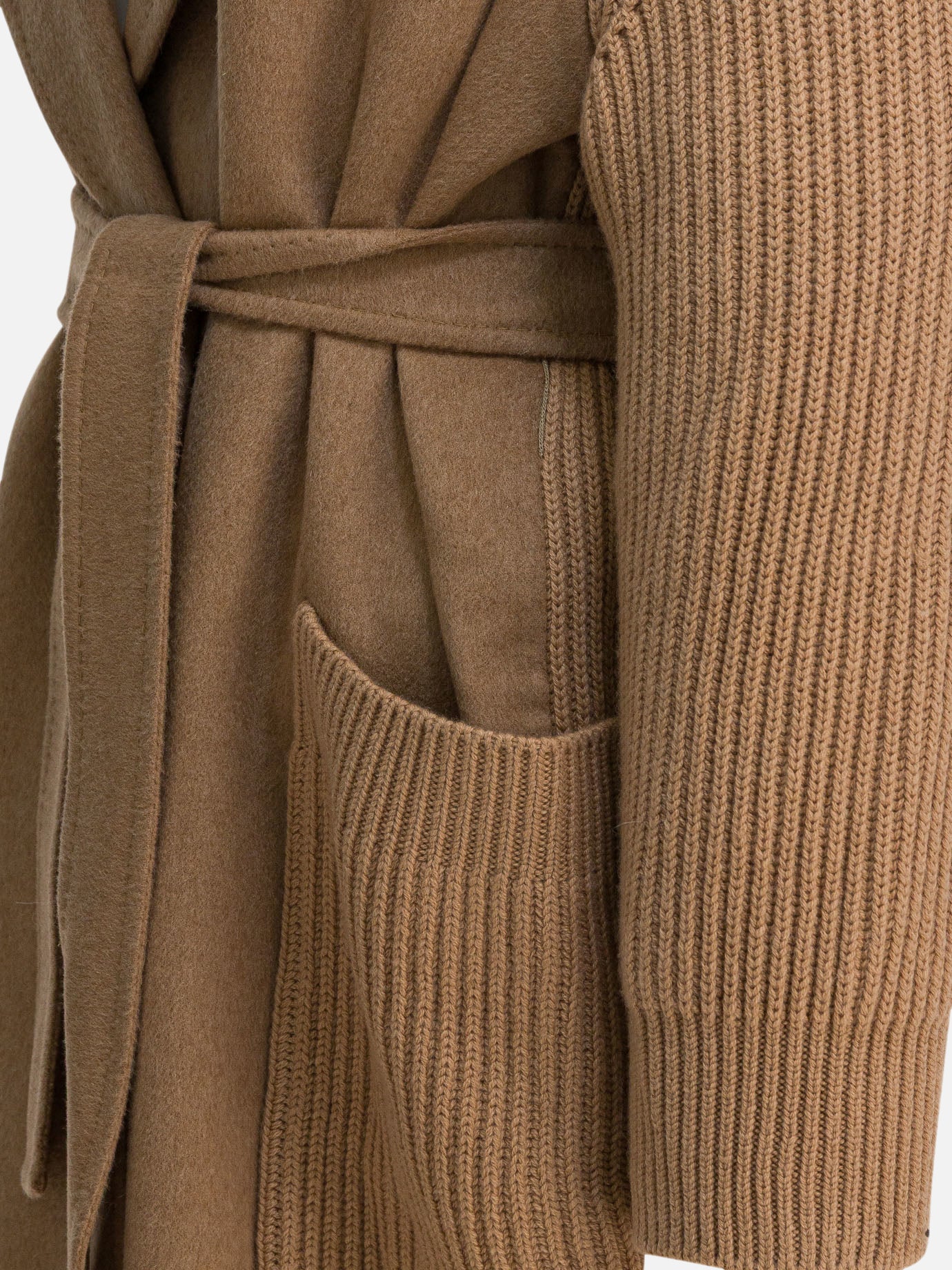 Long coats Solid colour Brown - Max Mara Women | PDP | VIETTI Online Store | Zoom-Modal_4