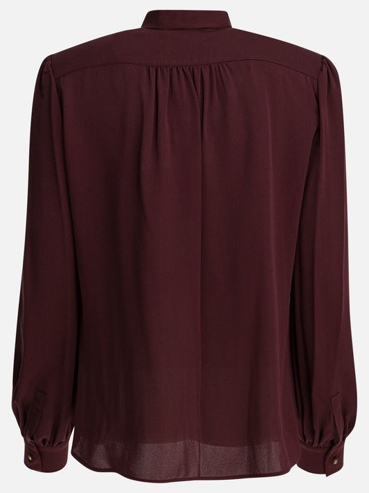 Casual shirts Solid colour Red - Max Mara Women | PLP | VIETTI Online Store | 2