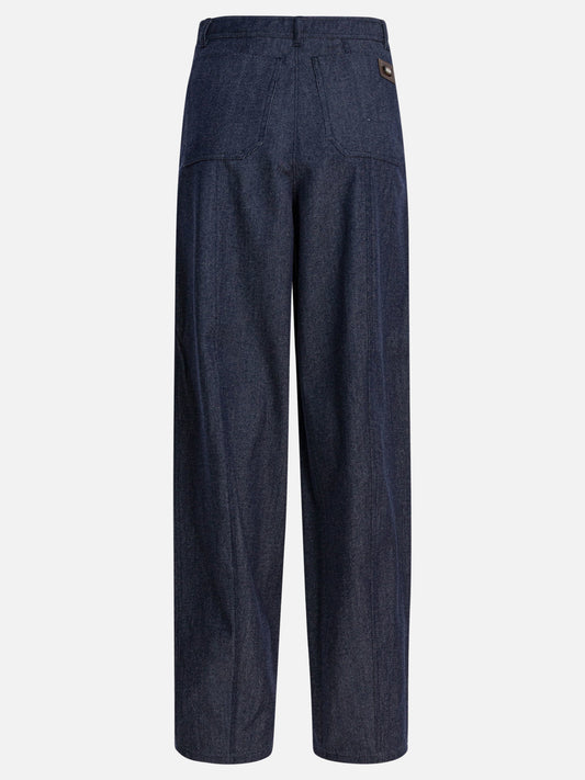 Leisure trousers Solid colour Blue - Max Mara Women | PLP | VIETTI Online Store | 2