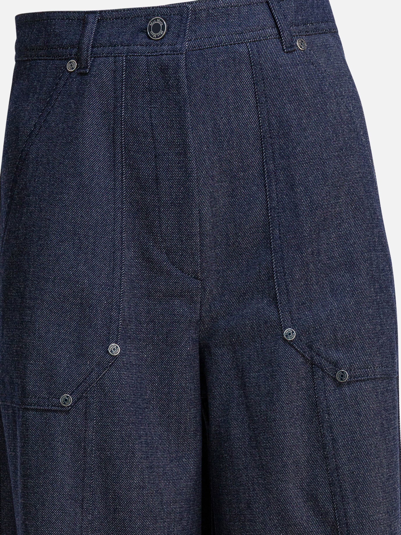 Leisure trousers Solid colour Blue - Max Mara Women | PDP | VIETTI Online Store | Zoom-Modal_4