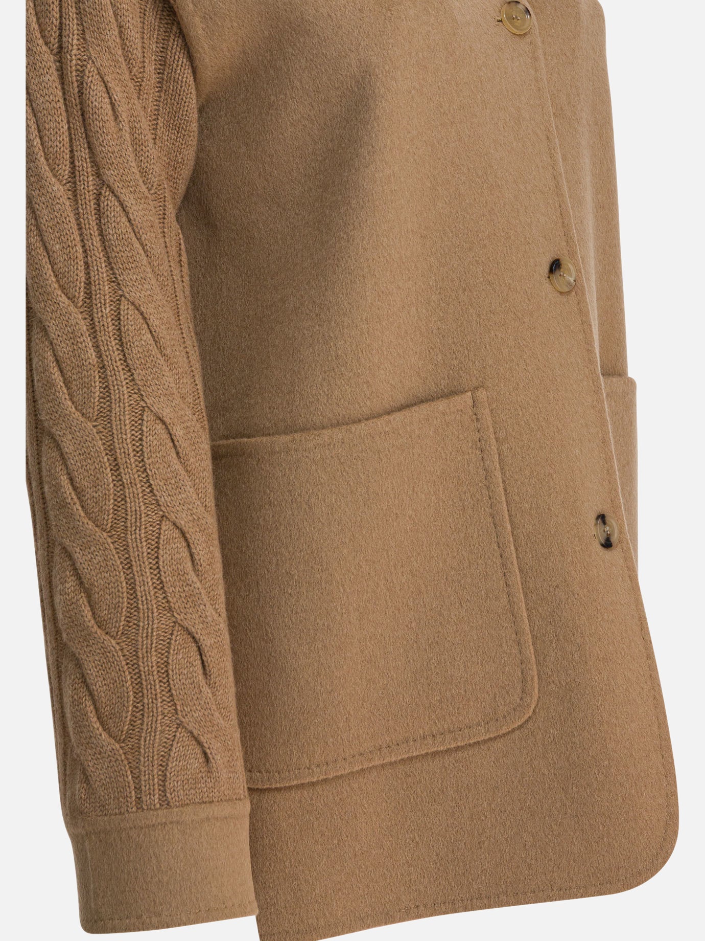Cappotti corti Solid colour Marrone - Max Mara Donna | PDP | VIETTI Online Store | Zoom-Modal_4