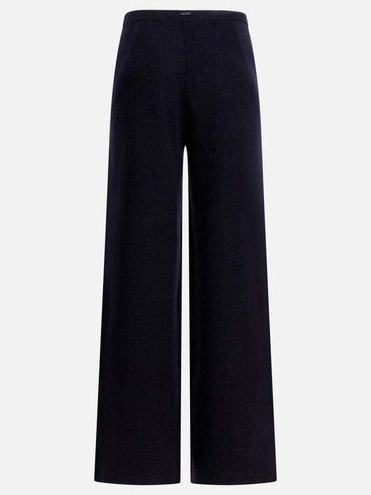 Max Mara "Judy" wool and cashmere pants Blue