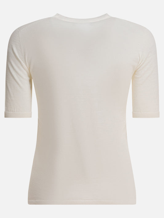 Crewneck t-shirts Solid colour White - Max Mara Women | PLP | VIETTI Online Store | 2
