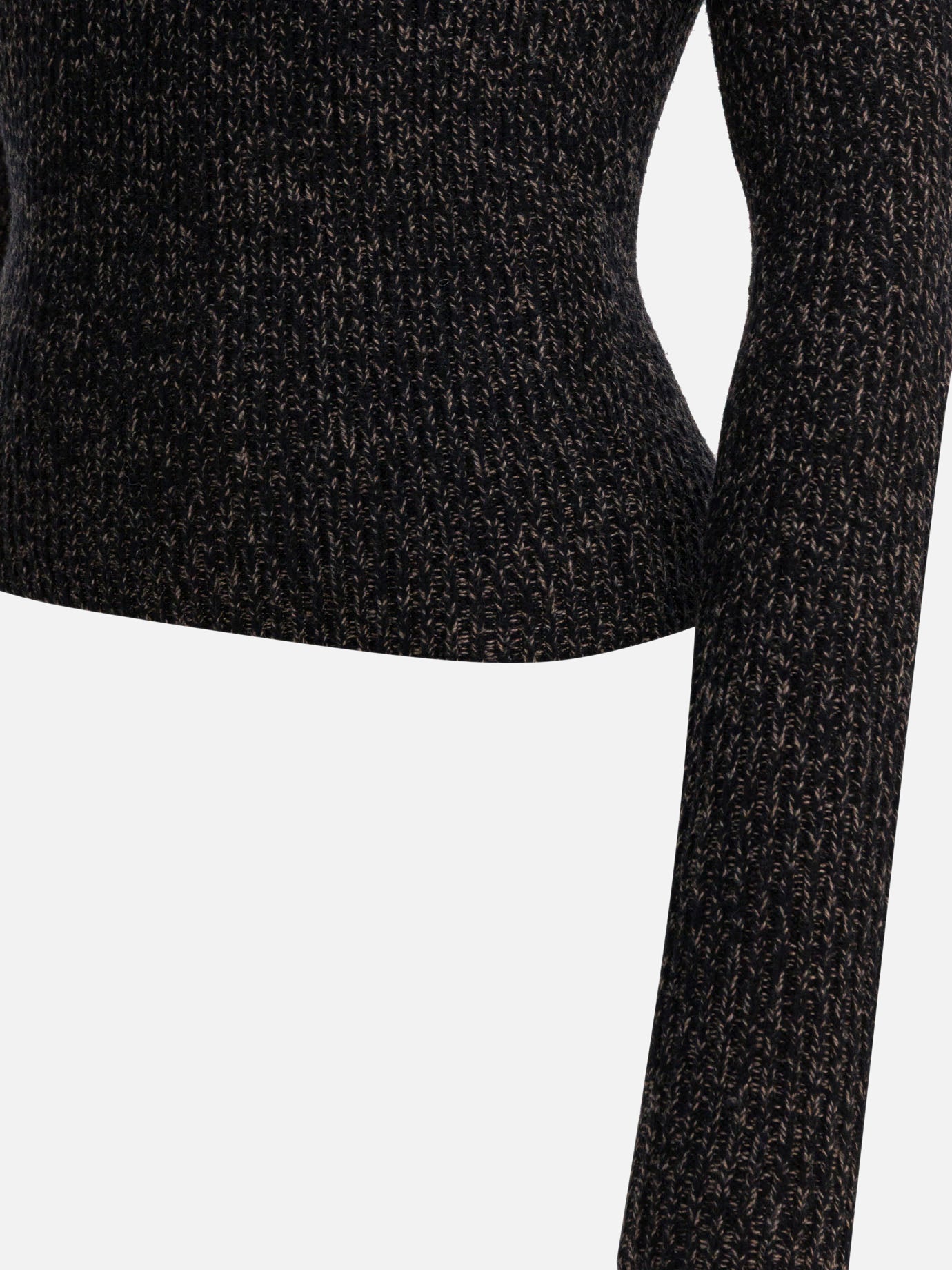 Turtleneck sweaters Mélange Black - Max Mara Women | PDP | VIETTI Online Store | Zoom-Modal_4