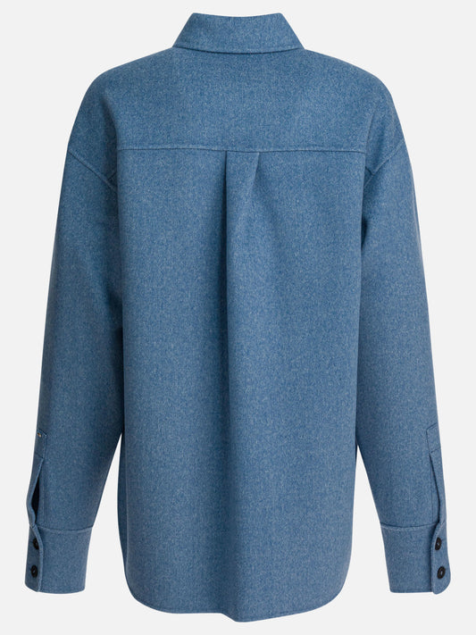 Overshirt jackets Solid colour Light blue - Max Mara Sportmax Women | PLP | VIETTI Online Store | 2