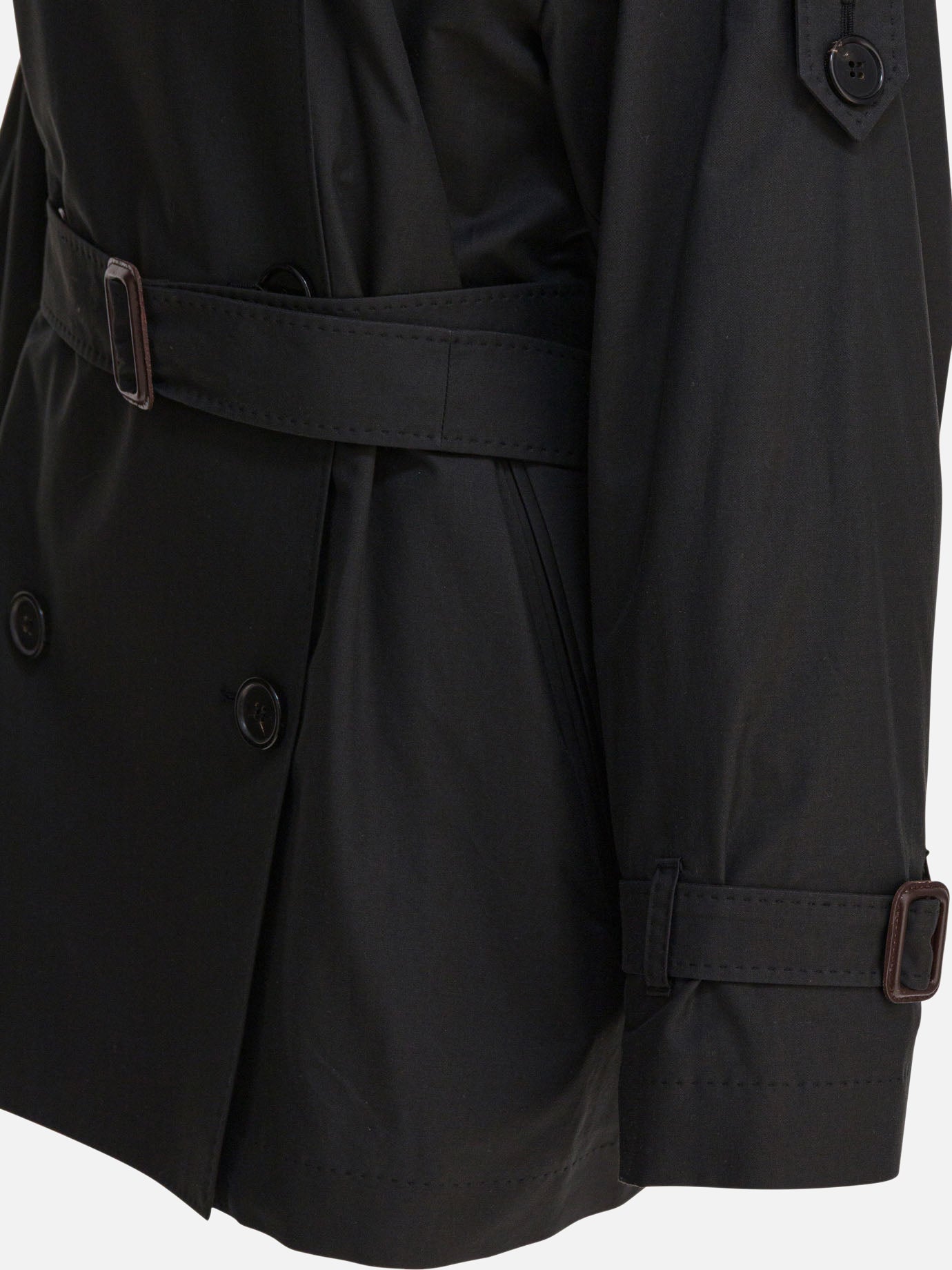 Raincoats & Trench coats Solid colour Black - Max Mara The Cube Women | PDP | VIETTI Online Store | Zoom-Modal_4