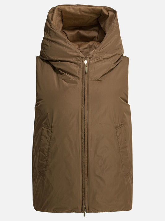 Vest jackets Solid colour Brown - Max Mara The Cube Women | PLP | VIETTI Online Store | 2