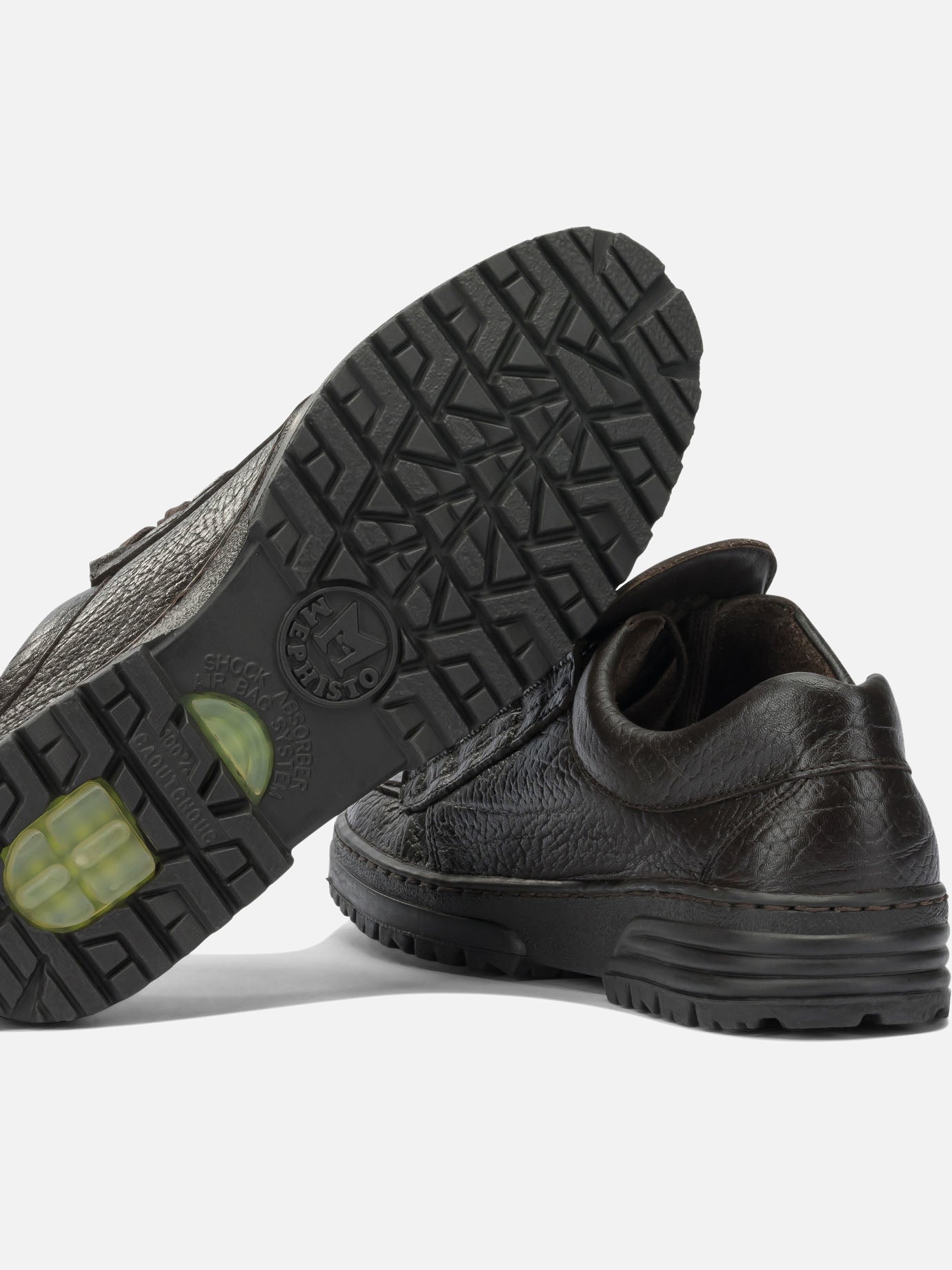 Low top sneakers 100% leather - 100% fabric - 100% rubber Brown - Mephisto Men | PDP | VIETTI Online Store | Zoom-Modal_5