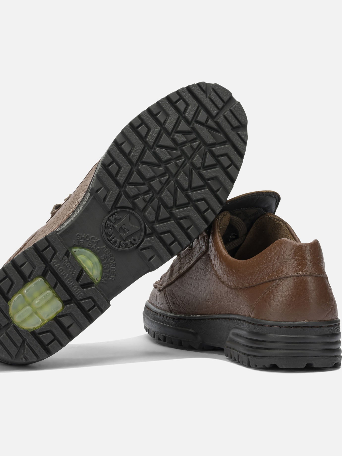 Low top sneakers 100% leather - 100% fabric - 100% rubber Brown - Mephisto Men | PDP | VIETTI Online Store | Zoom-Modal_5