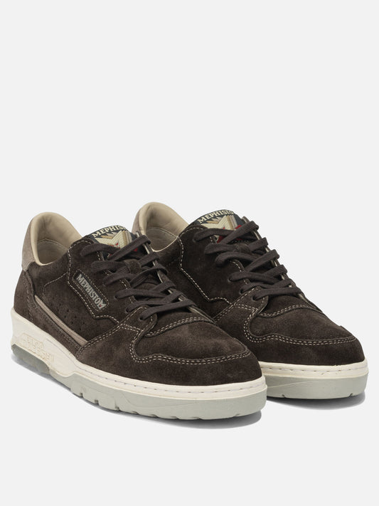 Low top sneakers 100% leather - 100% rubber Brown - Mephisto Men | PLP | VIETTI Online Store | 2
