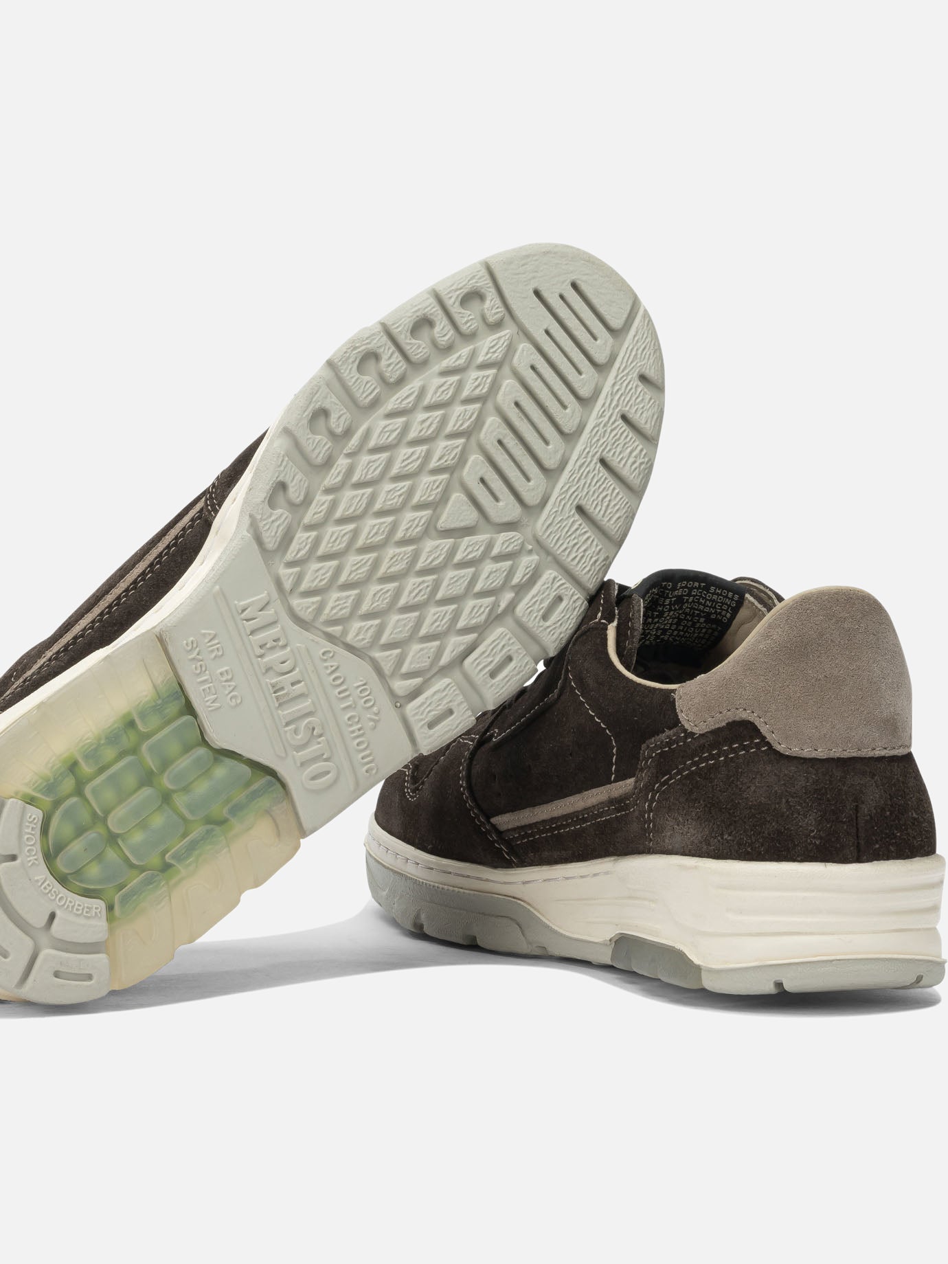 Low top sneakers 100% leather - 100% rubber Brown - Mephisto Men | PDP | VIETTI Online Store | Zoom-Modal_5