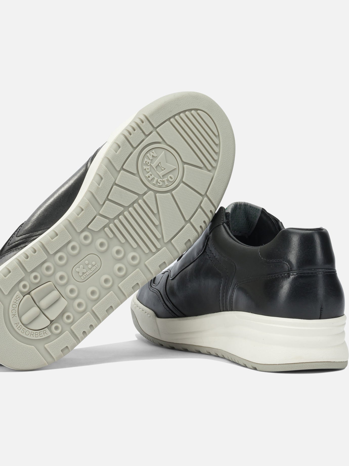Low top sneakers 100% leather - 100% rubber Black - Mephisto Men | PDP | VIETTI Online Store | Zoom-Modal_5
