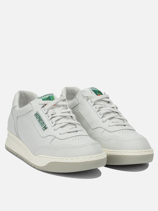 Low top sneakers 100% leather - 100% rubber White - Mephisto Men | PLP | VIETTI Online Store | 2