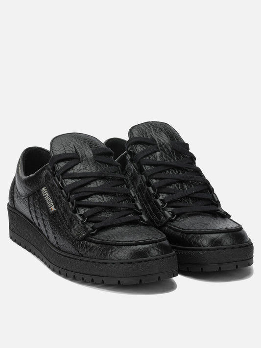 Low top sneakers 100% leather - 100% rubber Black - Mephisto Men | PLP | VIETTI Online Store | 2
