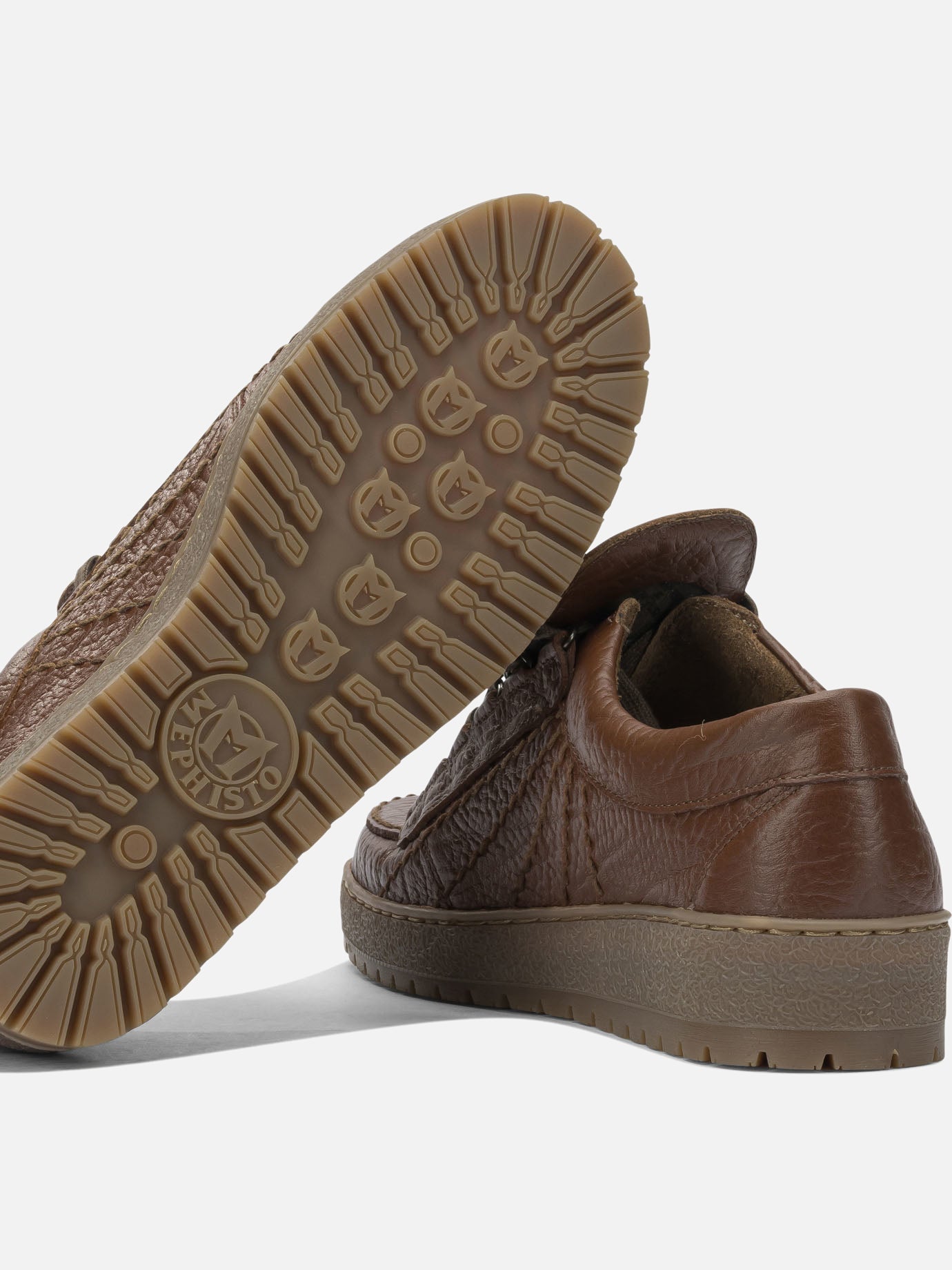Low top sneakers 100% leather - 100% rubber Brown - Mephisto Men | PDP | VIETTI Online Store | Zoom-Modal_5