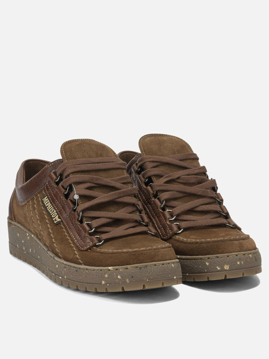 Low top sneakers 100% leather - 100% rubber Brown - Mephisto Men | PLP | VIETTI Online Store | 2