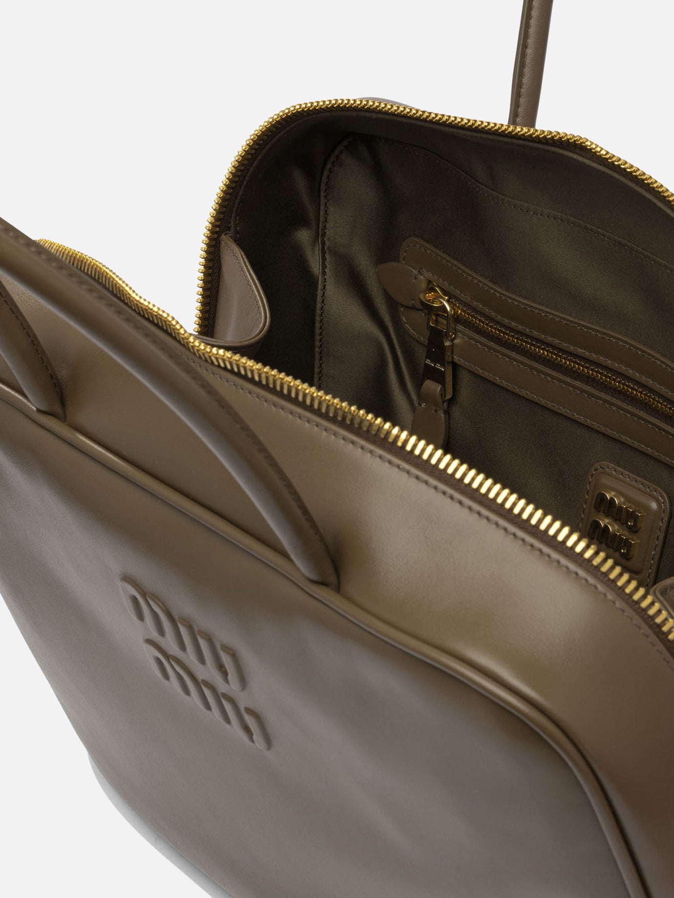 Medium bags Solid colour Green - Miu Miu Women | PDP | VIETTI Online Store | Zoom-Modal_7