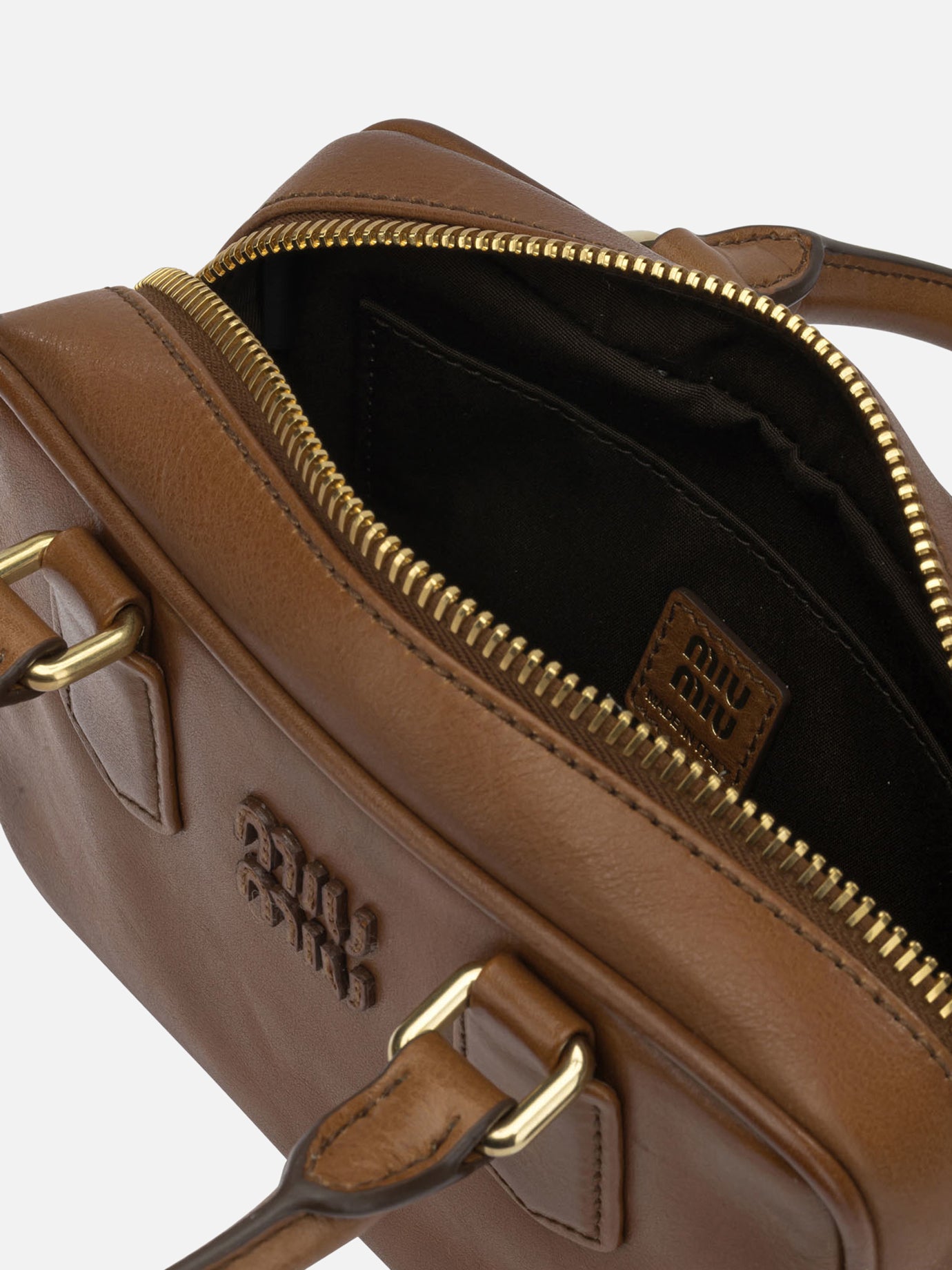 Small bags 100% calf leather Brown - Miu Miu Women | PDP | VIETTI Online Store | Zoom-Modal_5