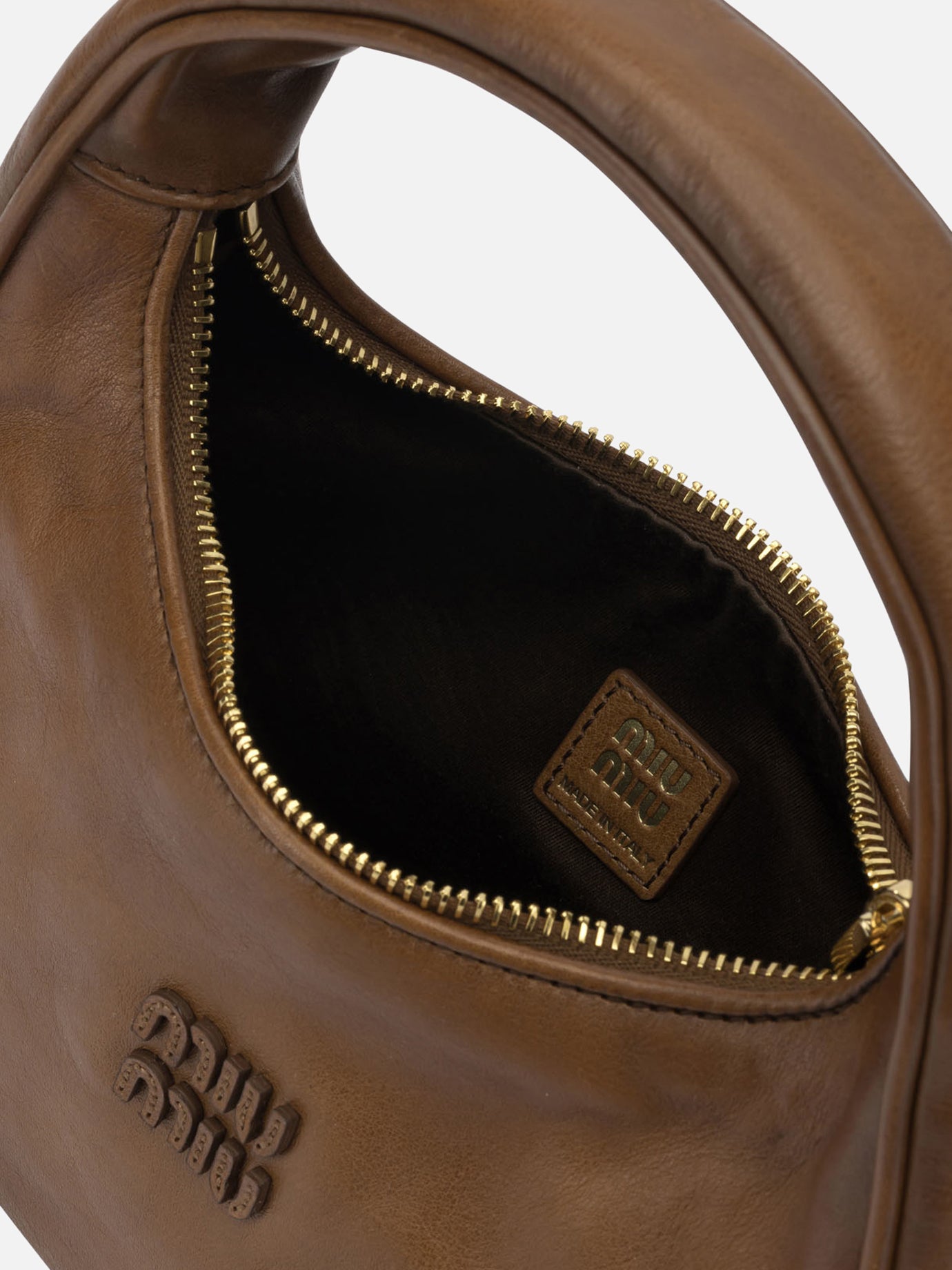 Small bags 100% calf leather Brown - Miu Miu Women | PDP | VIETTI Online Store | Zoom-Modal_7