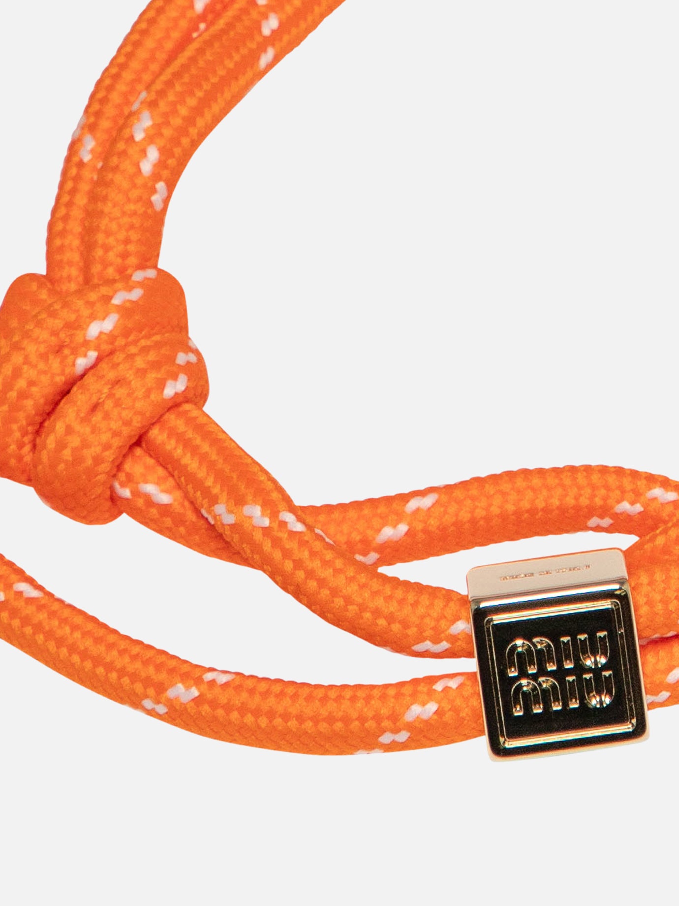 Bracelets & Anklets 100% cotton Orange - Miu Miu Women | PDP | VIETTI Online Store | Zoom-Modal_2