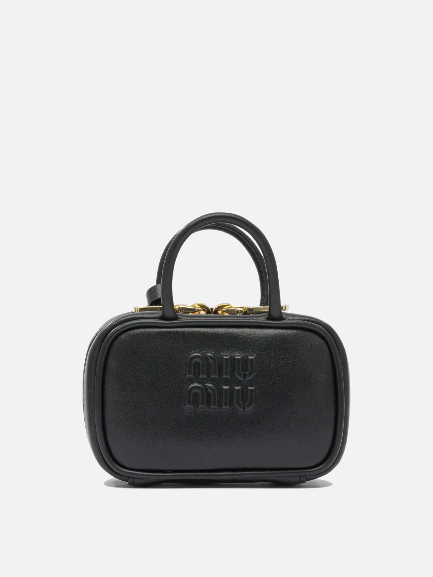 MIUMIU★ボー レザー マイクロバッグ 5NR036 ブラウン ボー レザー マイクロバッグ | Miu Miu