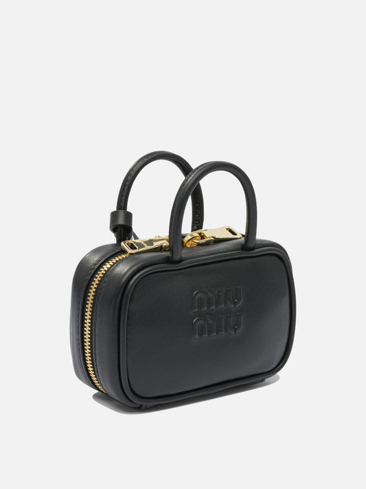 Charms 100% calf leather Black - Miu Miu Women | PLP | VIETTI Online Store | 2