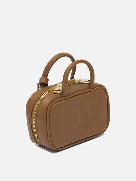 Charms 100% calf leather Brown - Miu Miu Women | PLP | VIETTI Online Store | 2