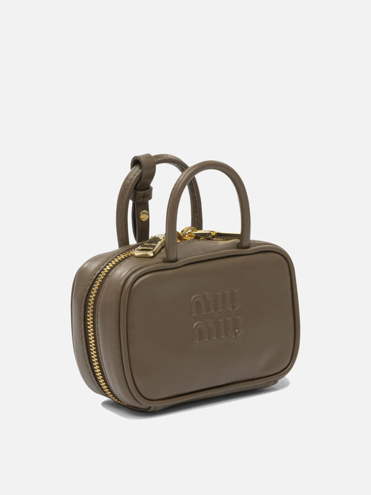 Charms 100% calf leather Green - Miu Miu Women | PLP | VIETTI Online Store | 2