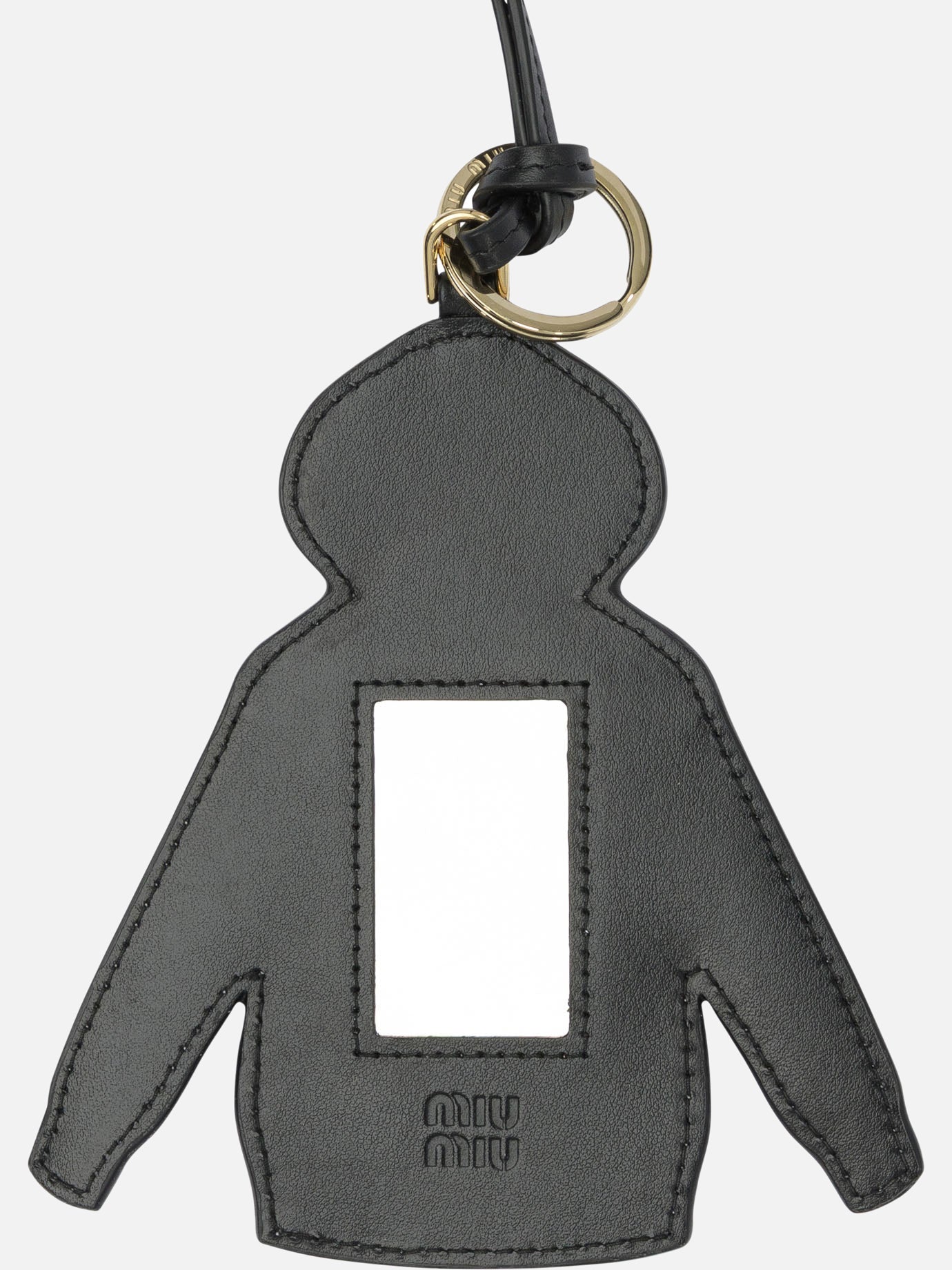 Charms 100% calf leather Grey - Miu Miu Women | PDP | VIETTI Online Store | Zoom-Modal_2
