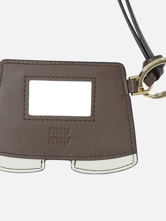 Charms 100% lamb leather Brown - Miu Miu Women | PLP | VIETTI Online Store | 2