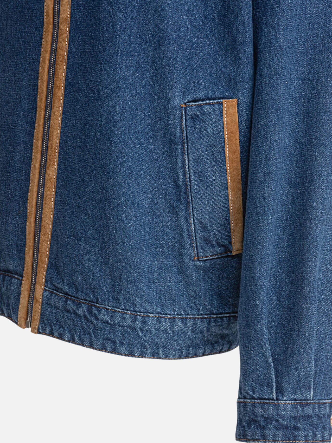 Denim jackets Logo Light blue - Miu Miu Women | PDP | VIETTI Online Store | Zoom-Modal_4
