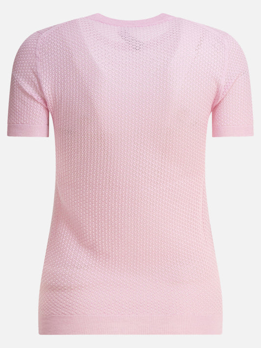 Crewneck sweaters Logo Pink - Miu Miu Women | PLP | VIETTI Online Store | 2