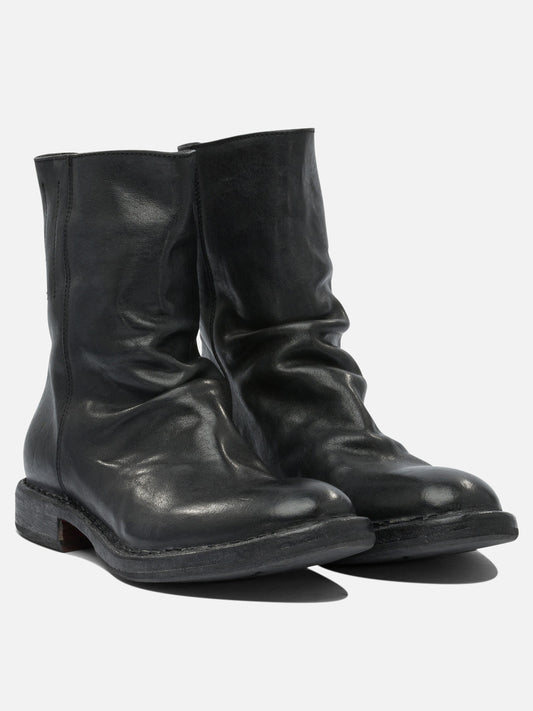 Zipped boots 100% leather - 80% rubber 20% leather Black - Moma Women | PLP | VIETTI Online Store | 2